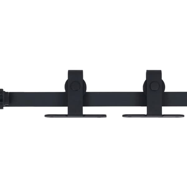 vidaXL Mini skyvedørsett karbonstål 183 cm