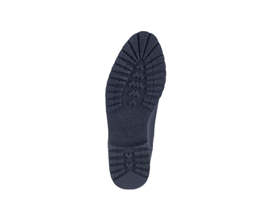 Chelsea boots semelle gomme avec talon bottier Noir - BENTFIELD GOMME