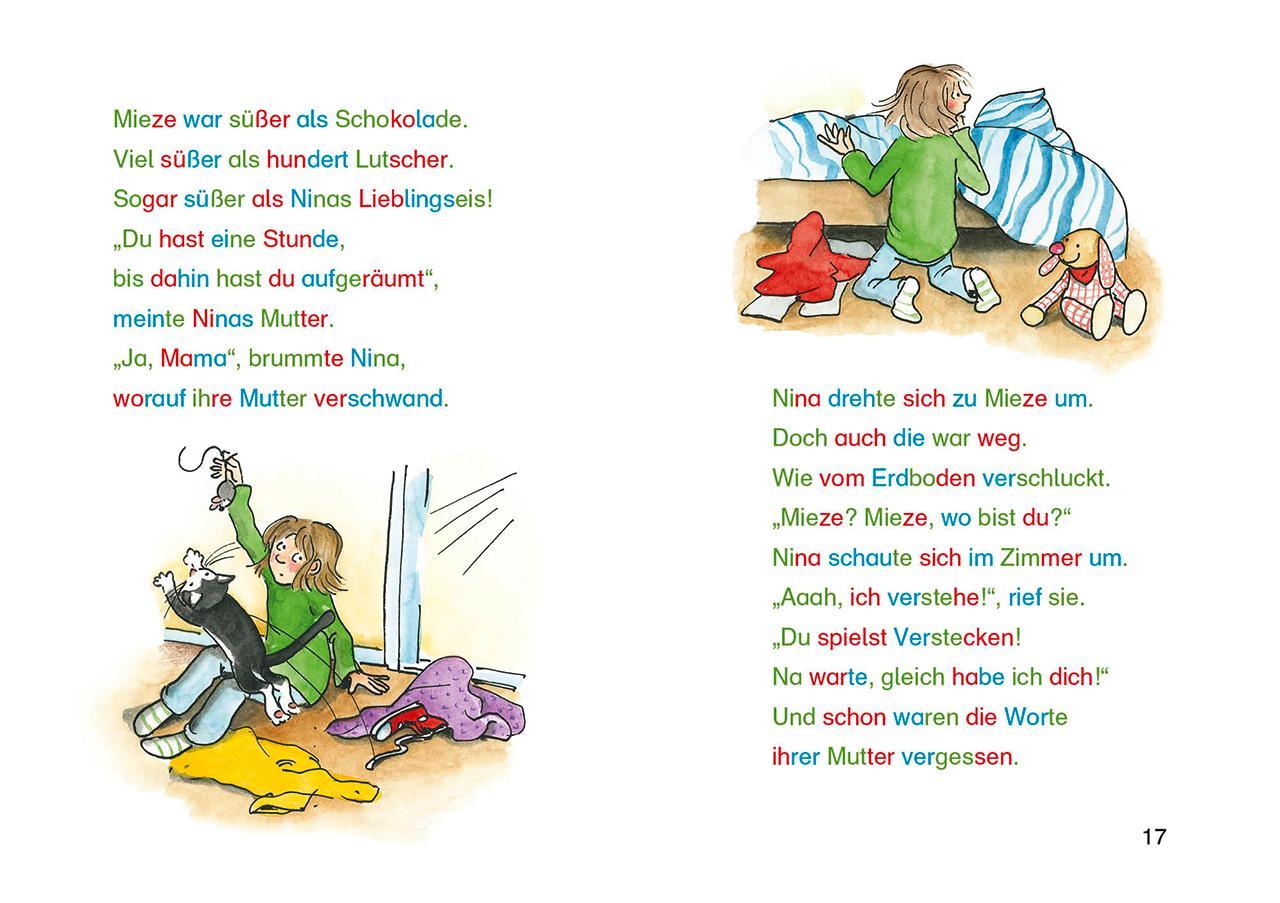 Silbengeschichten zum Lesenlernen - Katzengeschichten