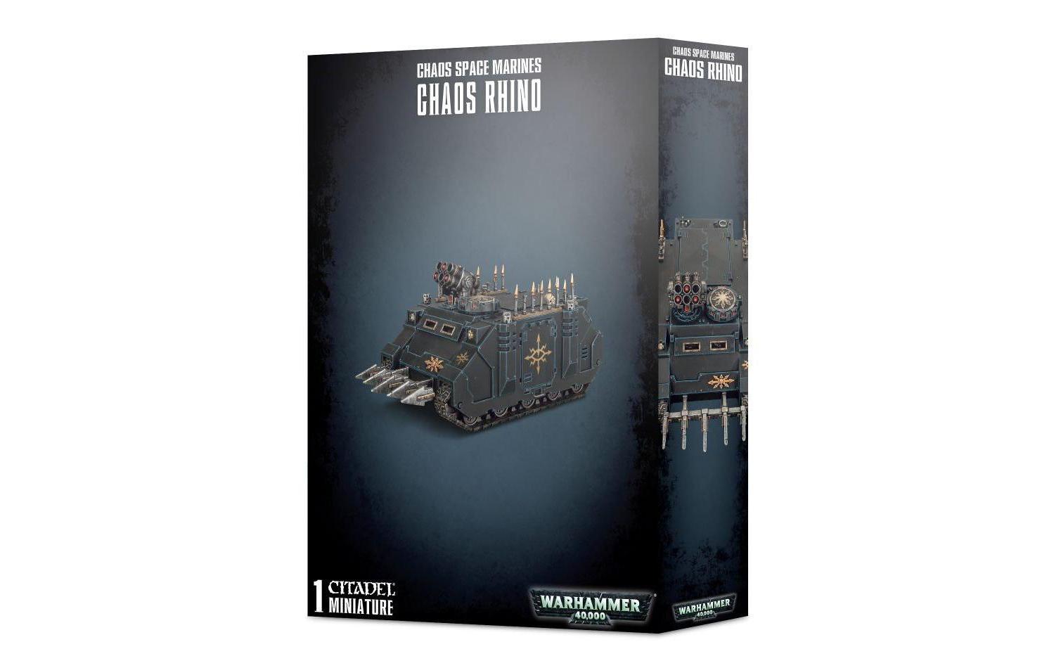 Fahrzeug Warhammer 40.000 Chaos Space Marines RhinoBausatz für 1 Transportfahrzeug