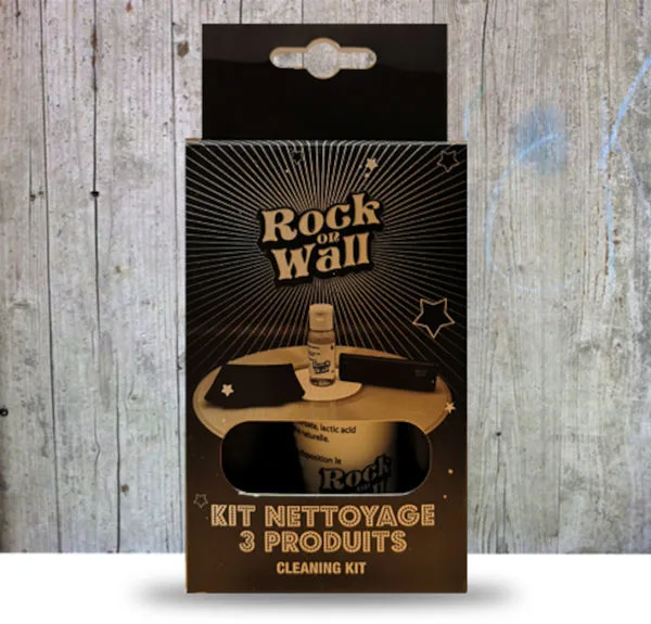 Rock on Wall Kit de nettoyage pour disque vinyle Produits d'entretien vinyles