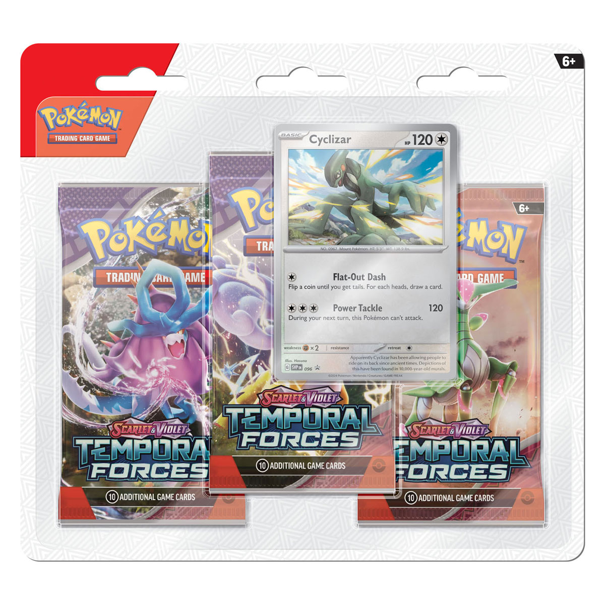 Pokémon TCG SV05 Temporal Forces 3 Booster Blister