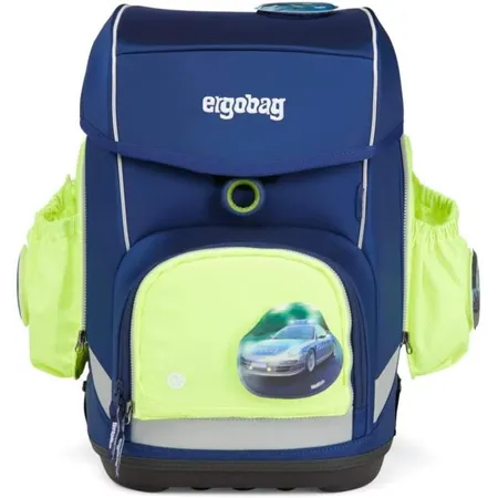 ergobag Fluoreszierendes LED Seitentaschen-Set Gelb, 3-teilig