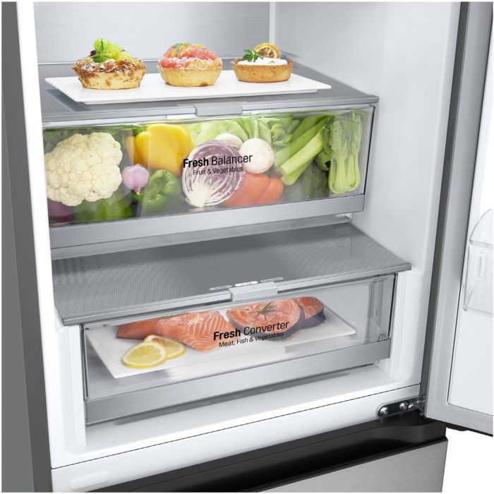 LG Kühl-/Gefrierkombination GBV7280CMB Metal Sorbet // 70€ LG Cashback
