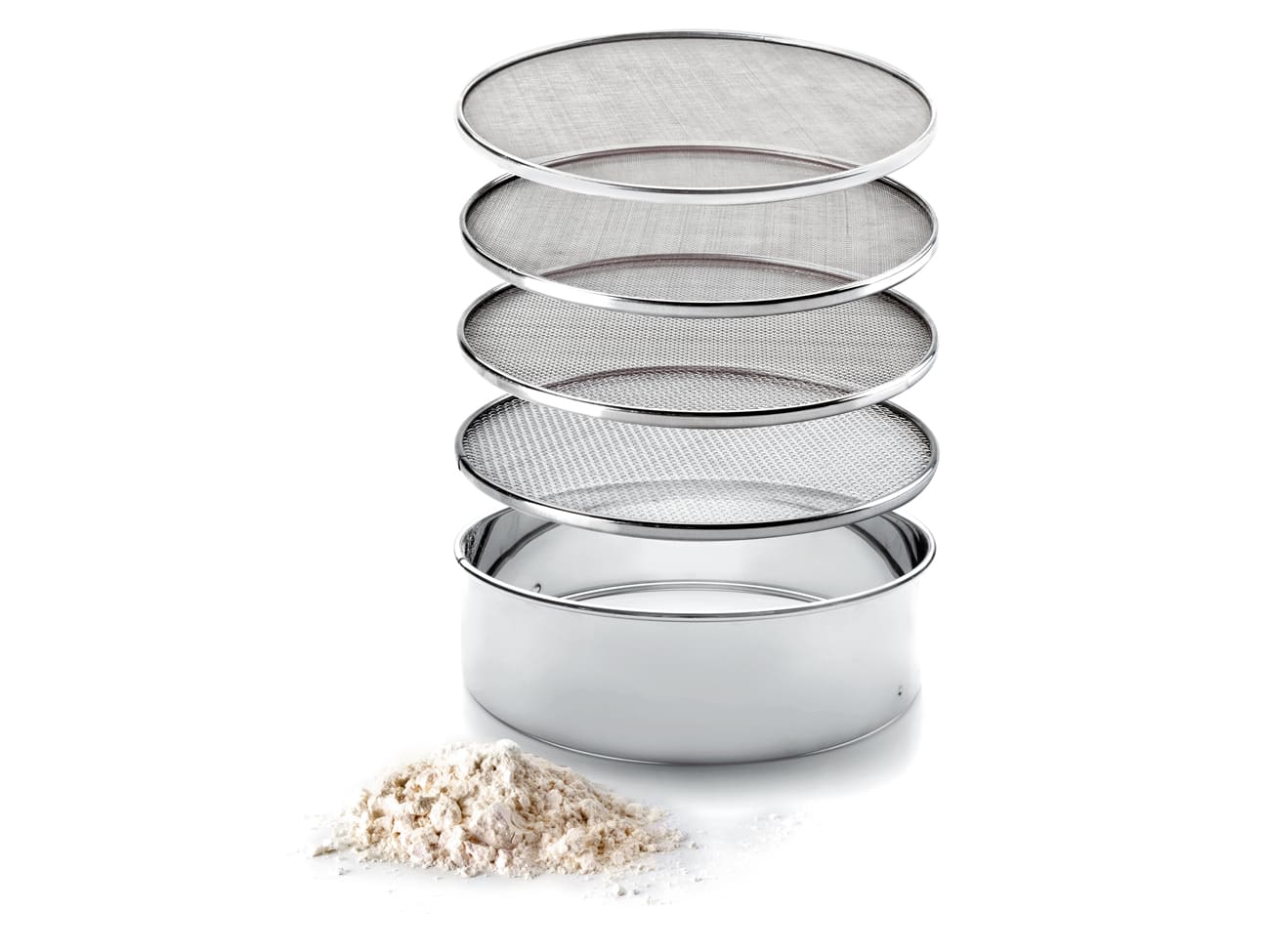 Tamis inox - 4 toiles interchangeables - Ø 20 cm - Lacor