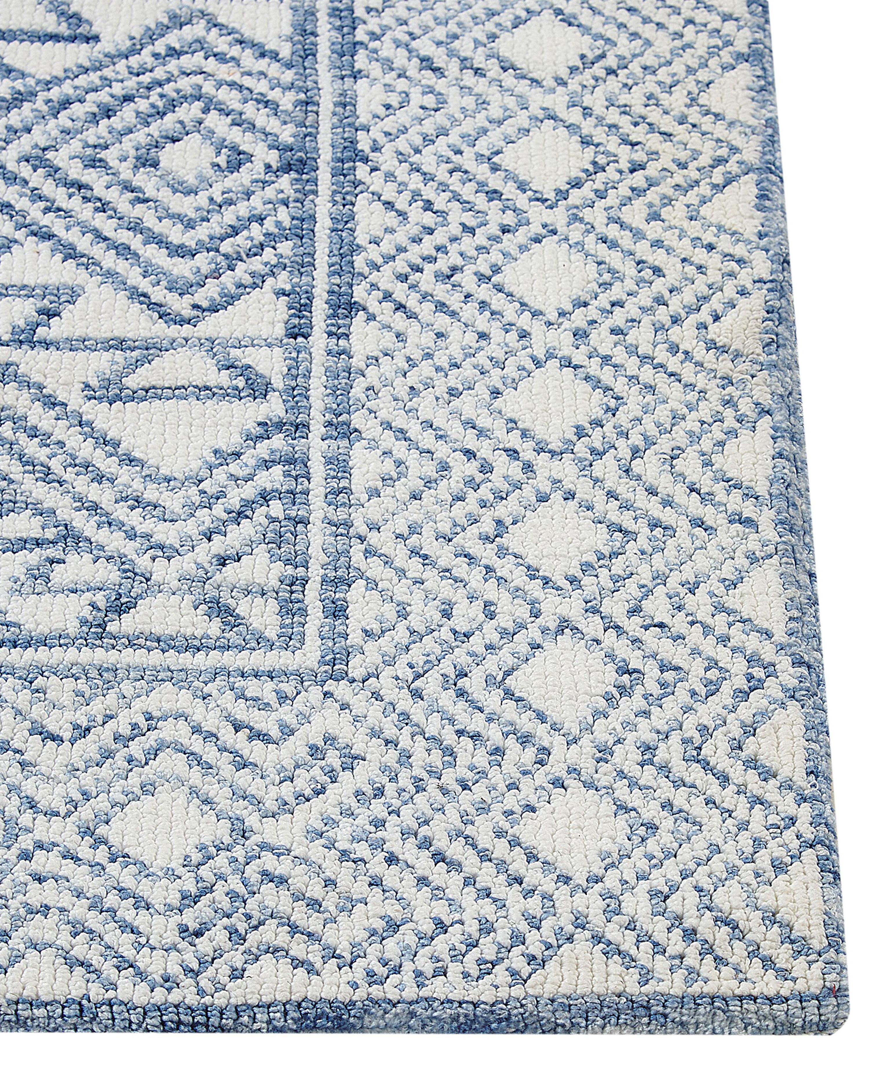 Vloerkleed KAWAS Blauw 160 x 230 cm