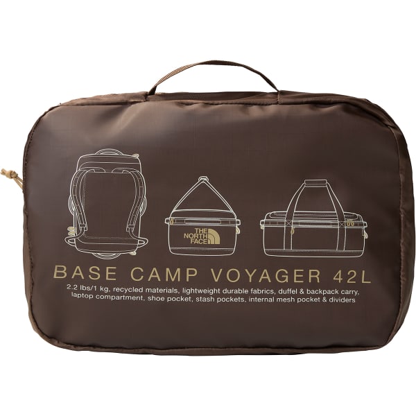 Duffel THE NORTH FACE BASE CAMP VOYAGER DUFFEL 42L SMOKEY BROWN/KHAKI STONE