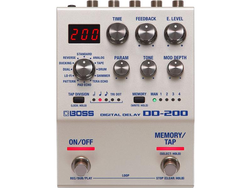 BOSS Effektgerät DD-200 Effektgerät mit hochwertigem Sound