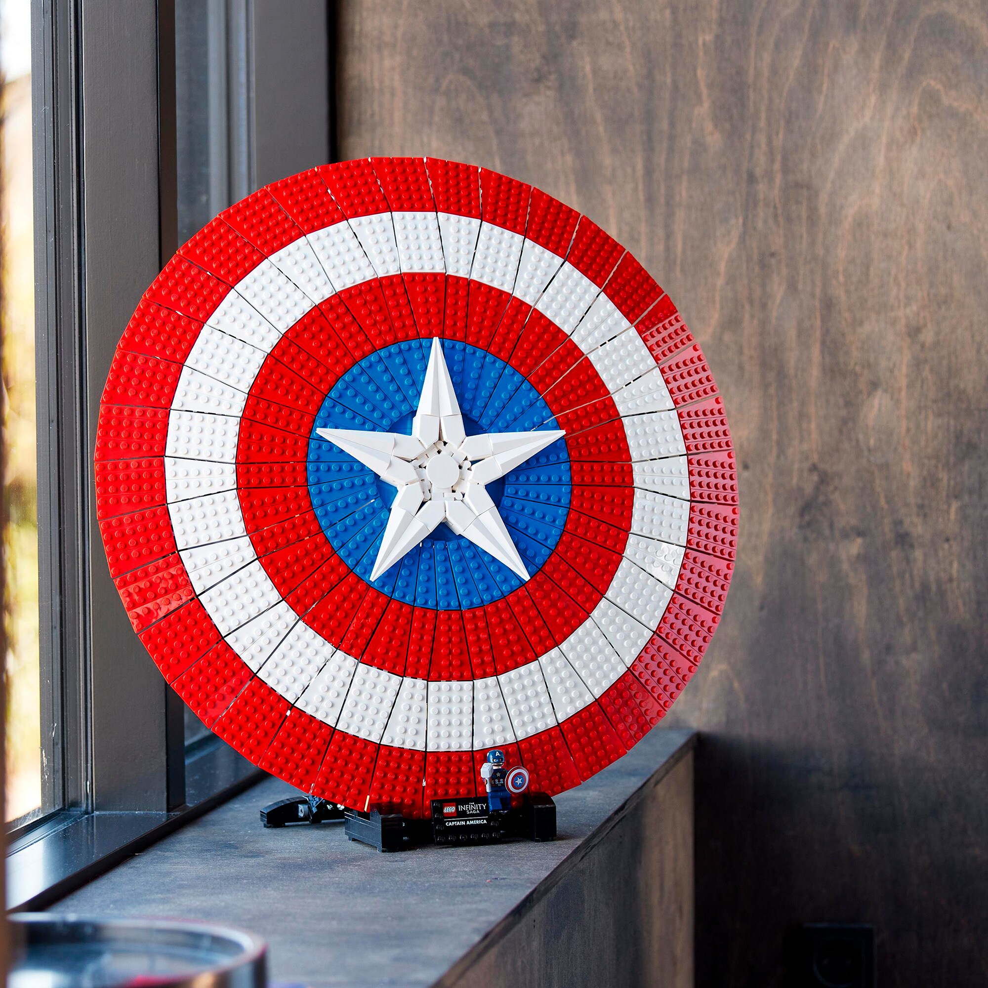 LEGO Konstruktionsspielzeug Marvel Super Heroes Captain Americas Schild