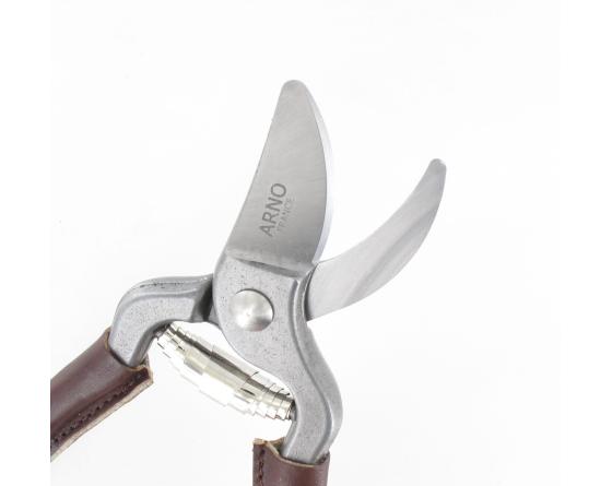 Sécateur de Jardin 18 cm - revêtement des branches en cuir