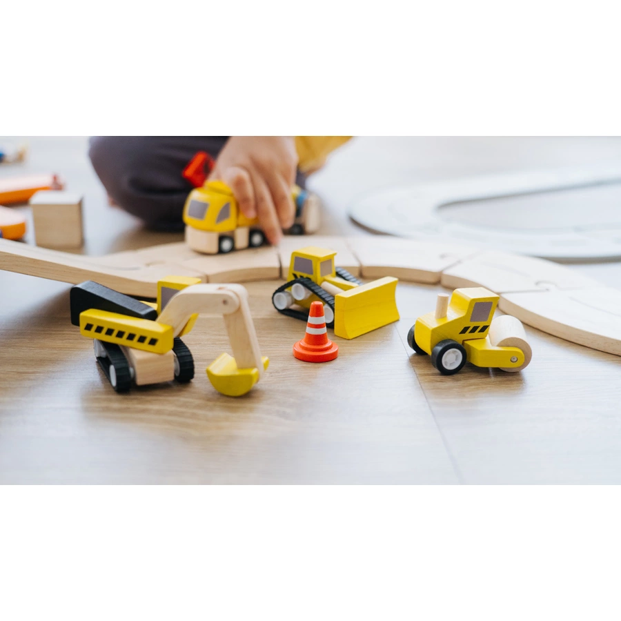 PlanToys Straßenbau-Set