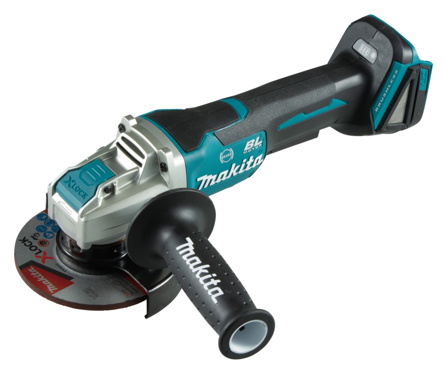 Makita DGA520ZX1 18V Li-Ion Accu haakse slijper body - 125mm - X-LOCK - koolborstelloos