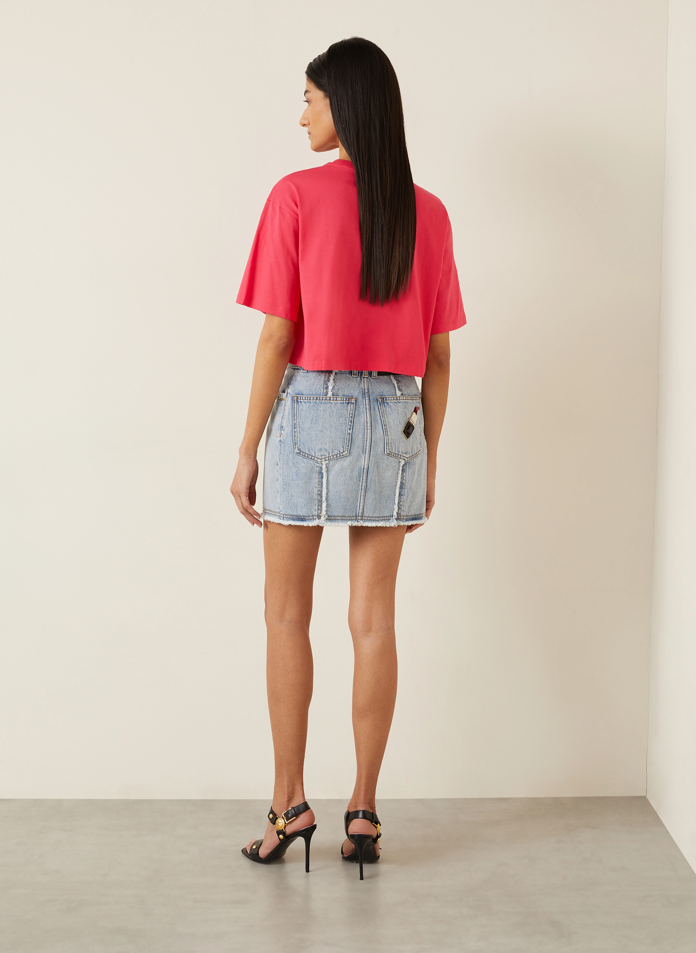BALMAIN Cropped-Shirt