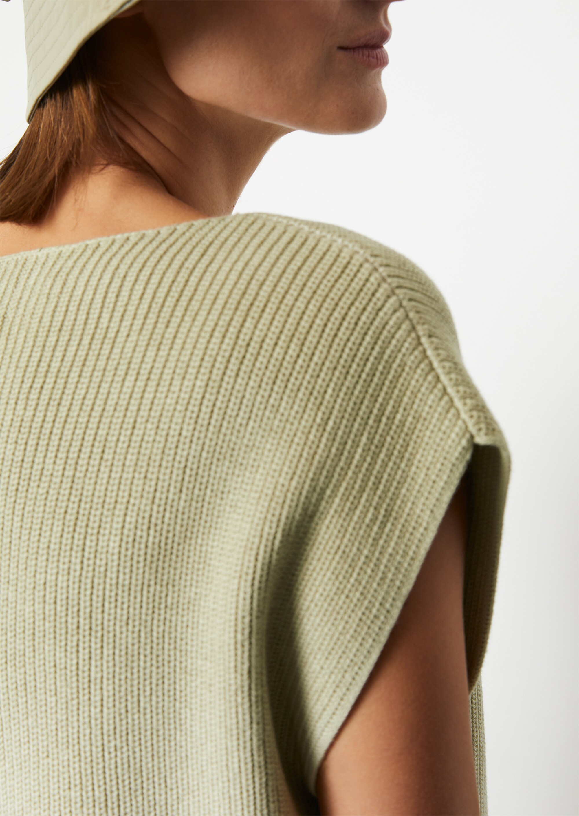 Ärmelloser Pullover looseaus Organic Cotton