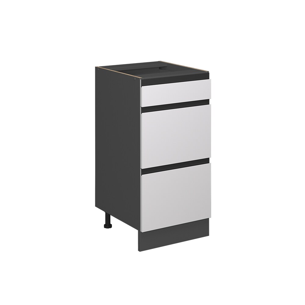 Vicco Schubladenunterschrank Küchenschrank Küchenmöbel R-Line J-Shape Anthrazit Weiß 40 cm modern