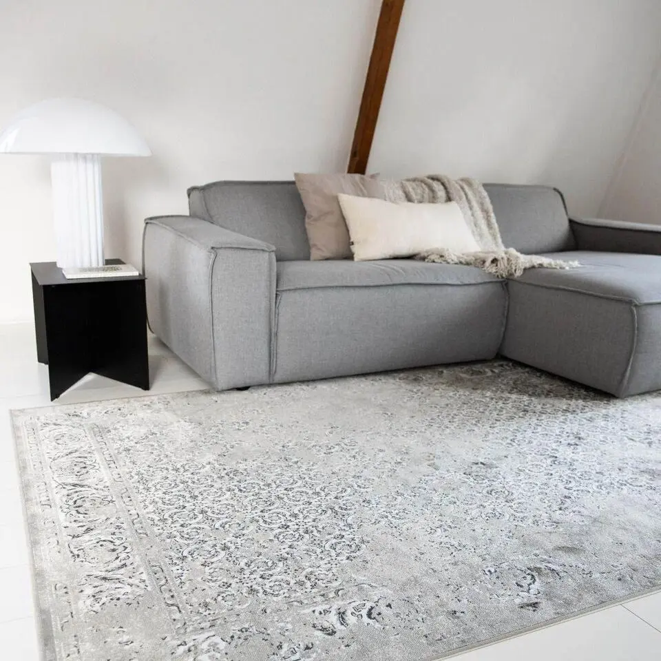 EVA Interior vintage vloerkleed meadow - grijs - 200 x 140 cm