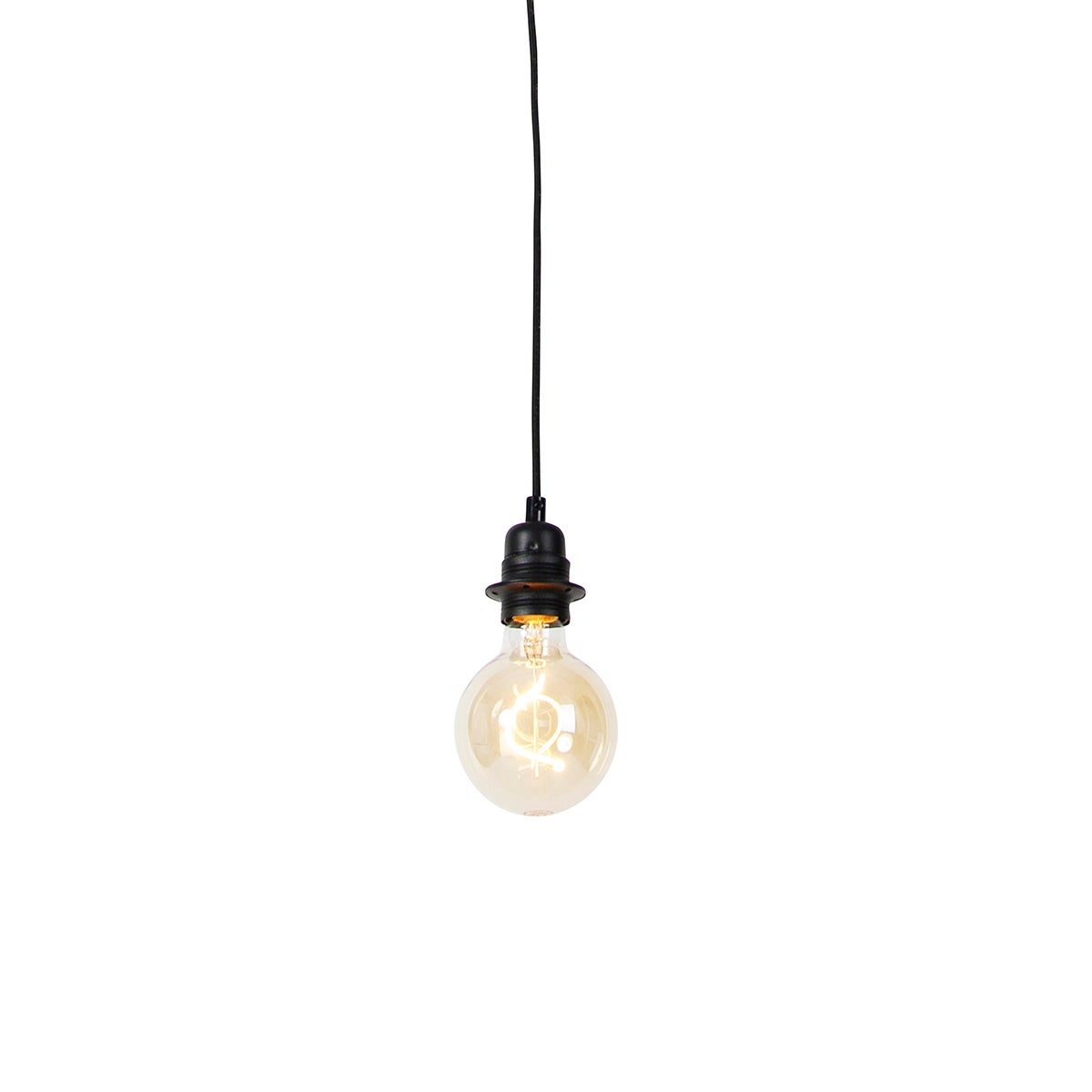 Moderne zwarte dimbare hanglamp - Cava Luxe 1