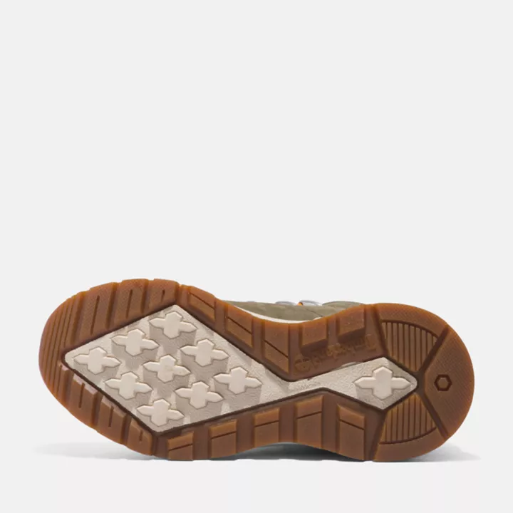 Bota de caminhada Sprint Trekker para crianças na cor verde-escura