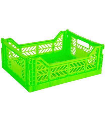 Aykasa Klappbox - 40x30x15 cm - Midi - Neon Green