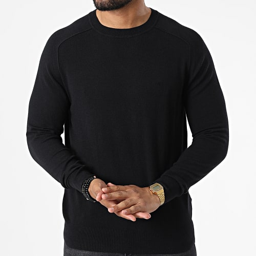 Sweat Crewneck Modern Modal 0477 Noir
