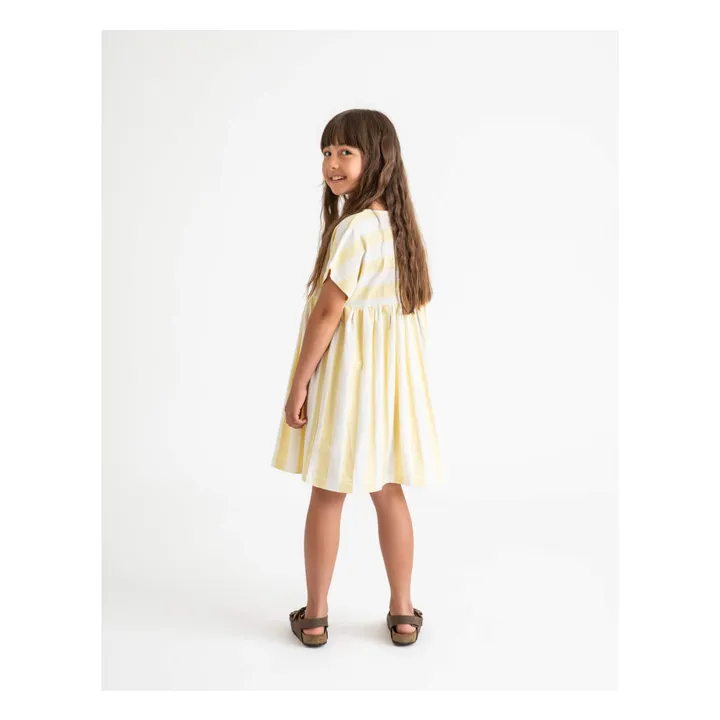 Matona Robe Skater Vichy | Jaune