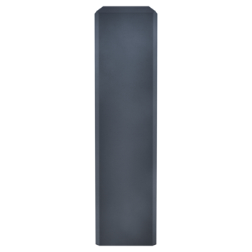 Betonpoer met plaat antraciet 15 x 15 x 58 cm