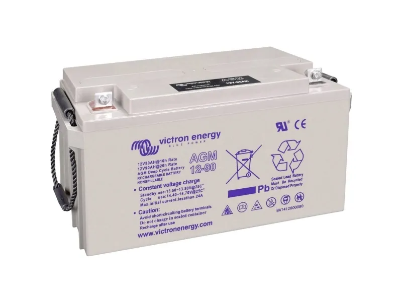 Victron Energy Blue Power BAT412800104 Solcellebatteri 12 V 90 Ah Bly-gel (B x H x T) 350 x 183 x 167 mm M8 skruetilslutning