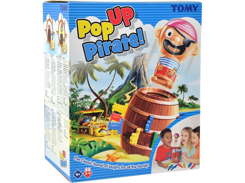 Tomy Pop Up Pirate! Witziges Steckspiel für Piraten-Fans