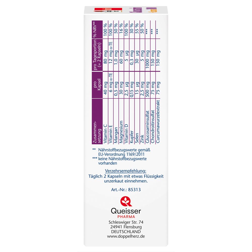 Doppelherz® Glucosamin + Curcuma 1000