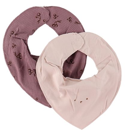 Fixoni Babylätzchen - 2er-Pack - Hushed Violet