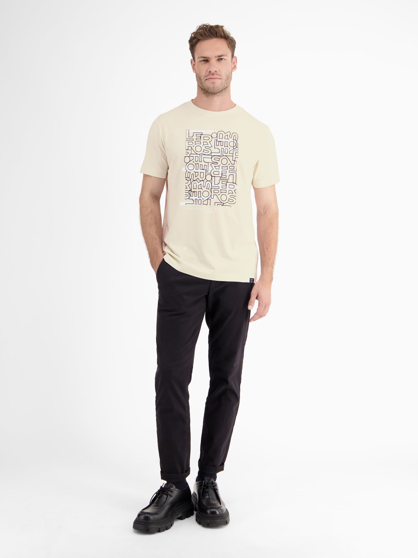 T-Shirt mit Logoprint und Rundhalsausschnitt