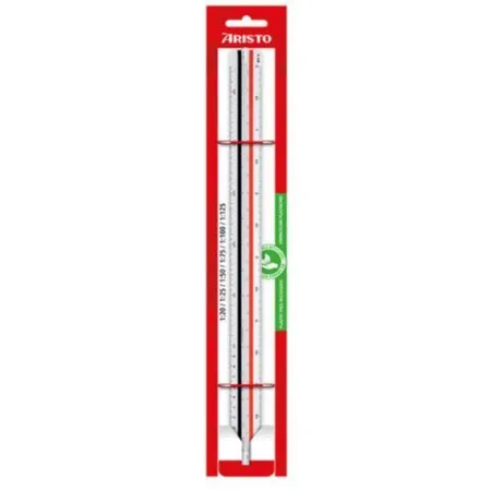 Aristo Dreikantmaßstab GEOCollege Ecoblister 30cm Architekt 1: 1:20, 1:25, 1:50, 1:75, 1:100, 1:125