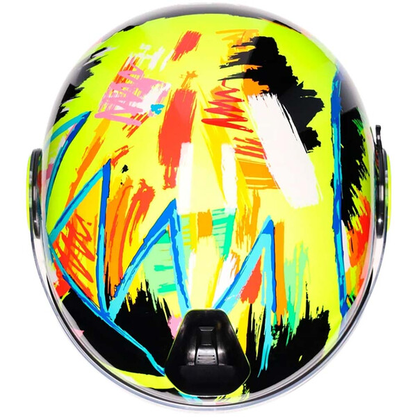 AGV - Casque Eteres Rossi Winter Test 2019 Jaune / Multicolore / Noir