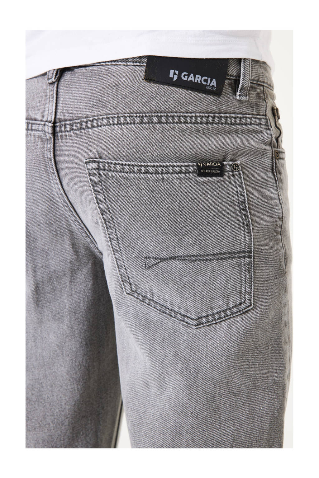 Garcia straight leg jeans grey denim