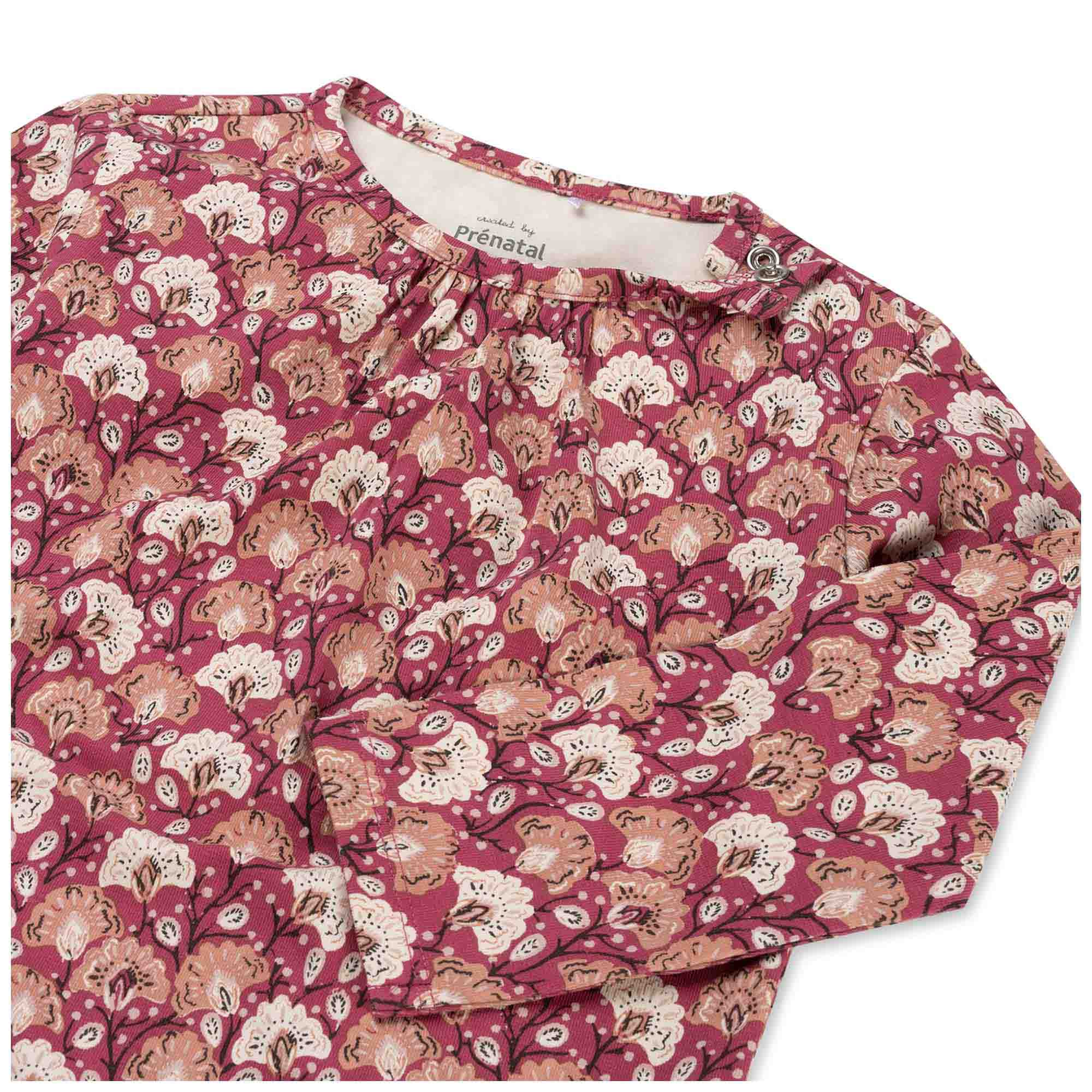 Prénatal peuter shirt lange mouwen all over print rood