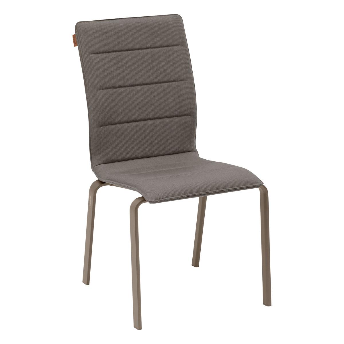 CHAISE DIESE EMPILABLE MOCHA PRALINE