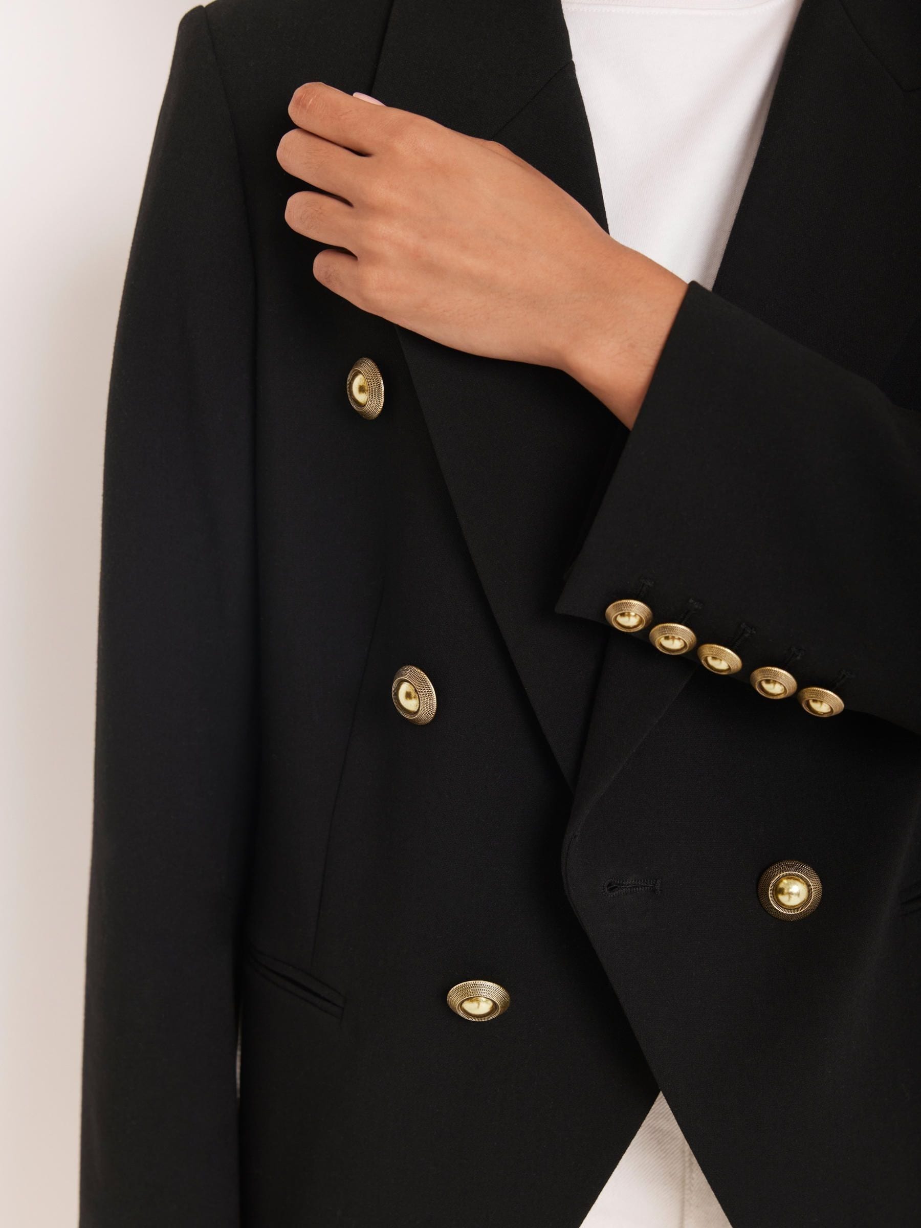 Mint Velvet blazer met dubbele rij knopen
