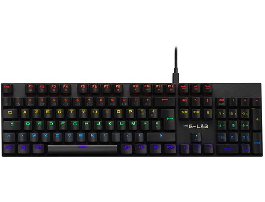 THE G-LAB - Clavier gamer KEYZ CARBON EX (Switch Blue) (FR)