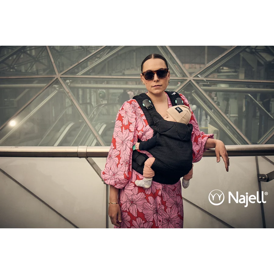 Najell Babytrage Rise Jet Black