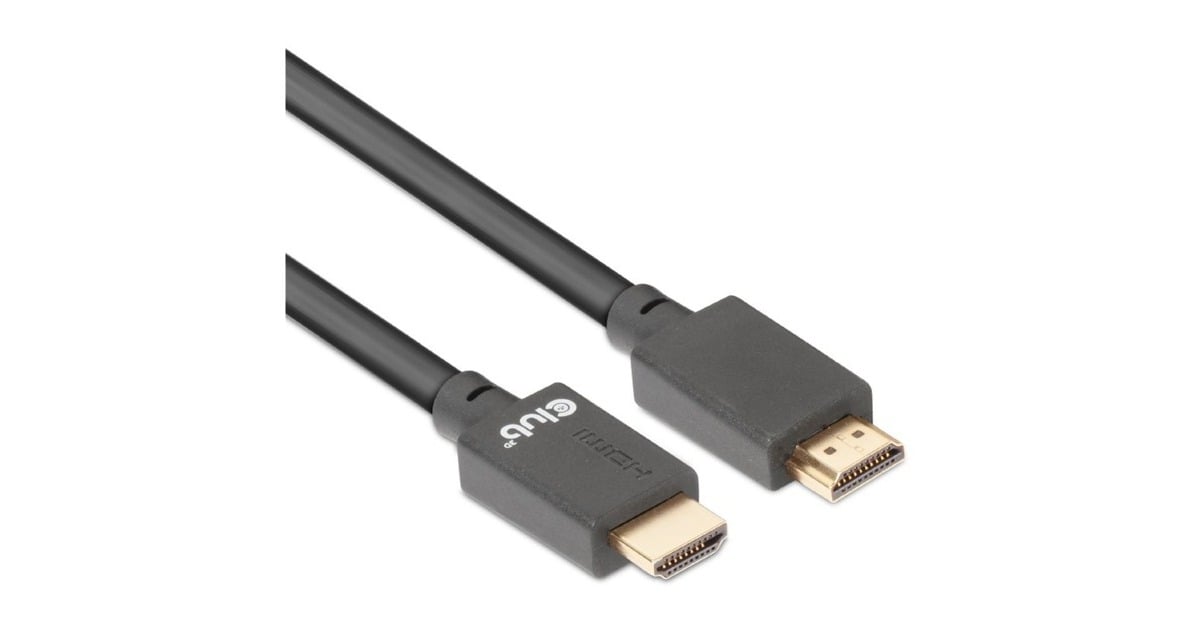 Club 3DUltra High Speed HDMI Certified kabel  (Zwart, 5 meter, 4K 120Hz, 8K 60Hz)