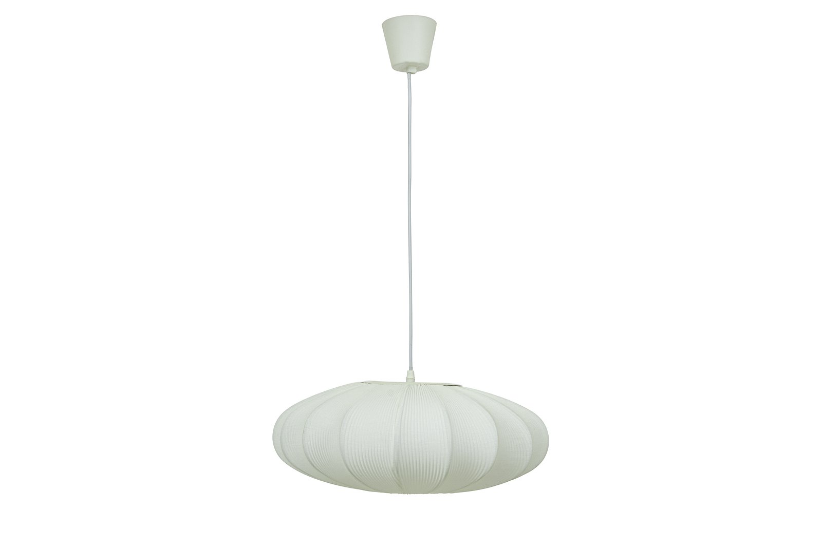 Mamsell taklampe Hvit taklampe med tekstilskjerm