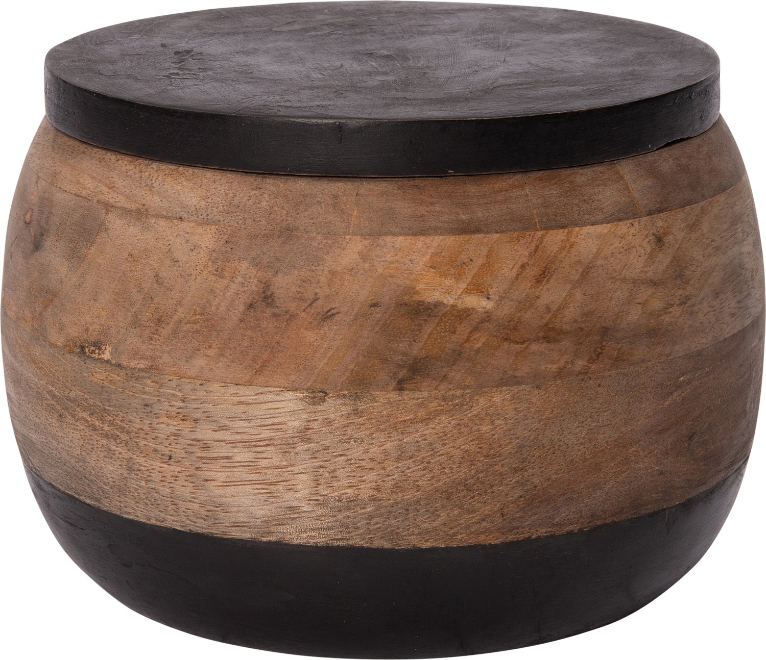 Intratuin voorraadpot Mees naturel / zwart D 15 H 8 cm