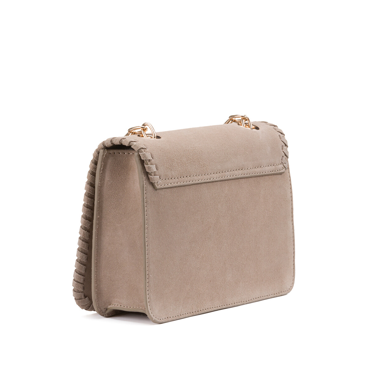 COLEÇÃO LA REDOUTE<br>Bolsa de couro e corrente