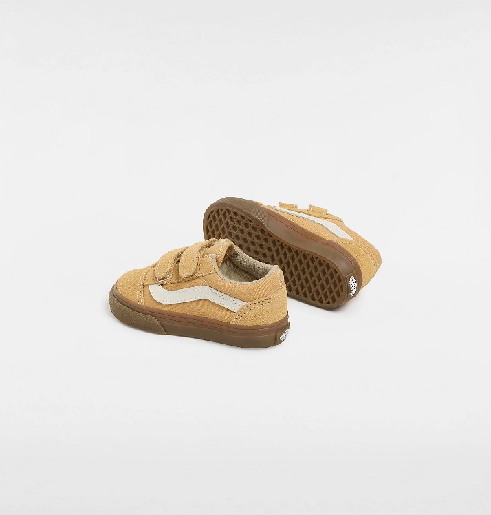 Vans Toddler Old Skool V Gum Antelope 3.5 US / 18.5 EU