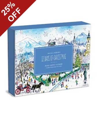 Michael Storrings 12 Days Of Christmas Jigsaw Puzzle