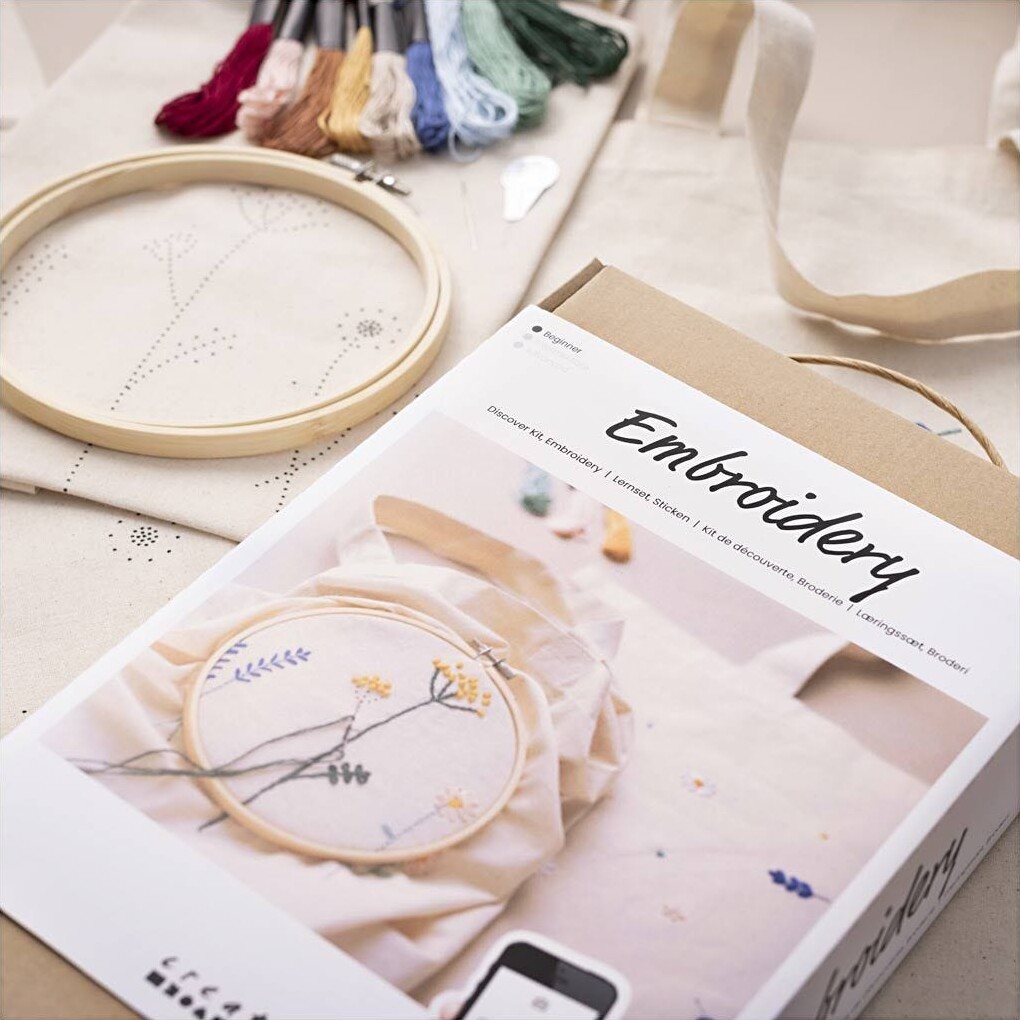 Broderi Kit Til Begynder - Diy Kit