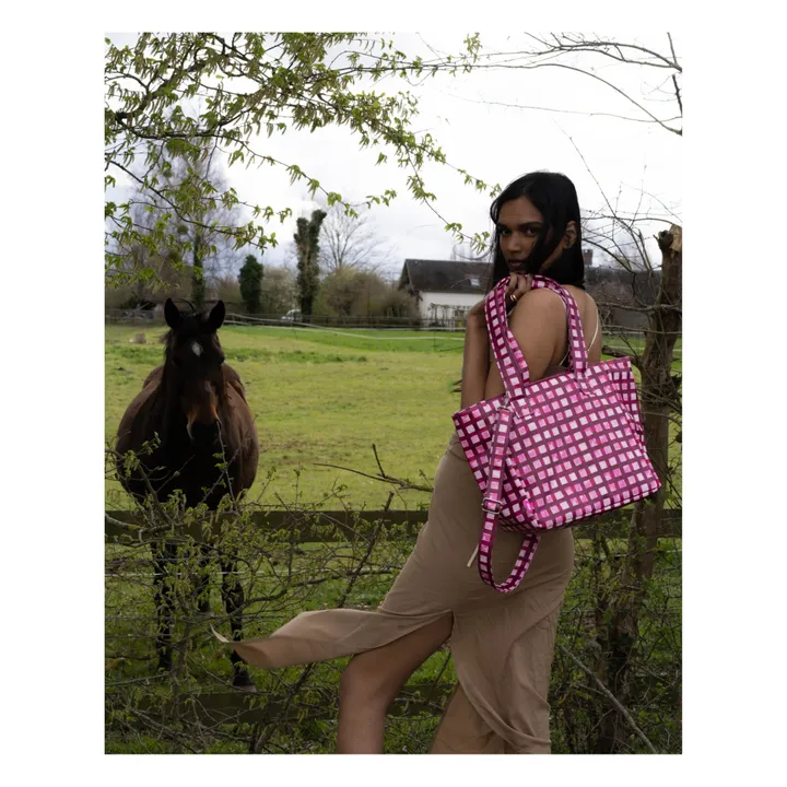 Kabas Sac Groceries avec doublure isotherme | Rose fuschia