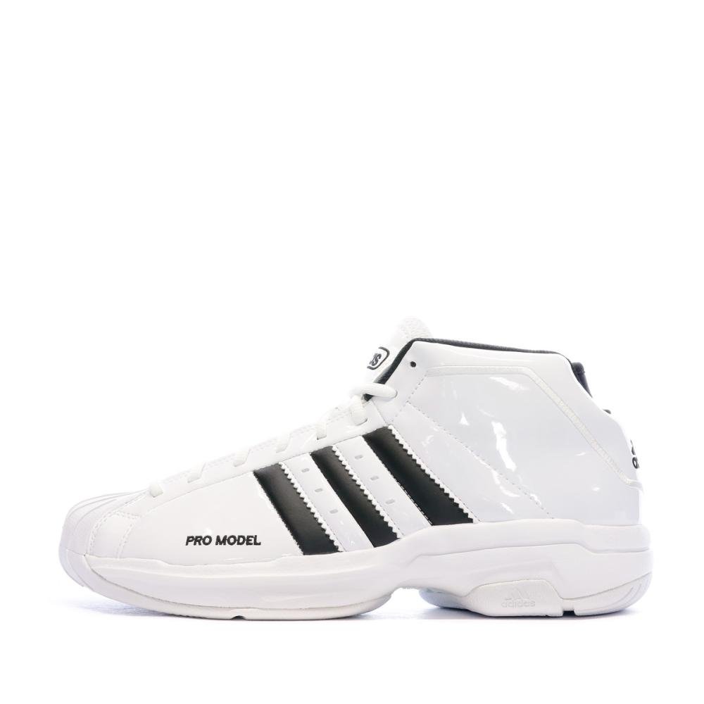 Adidas Chaussures de Basketball Blanches Homme Adidas Pro Model 2G