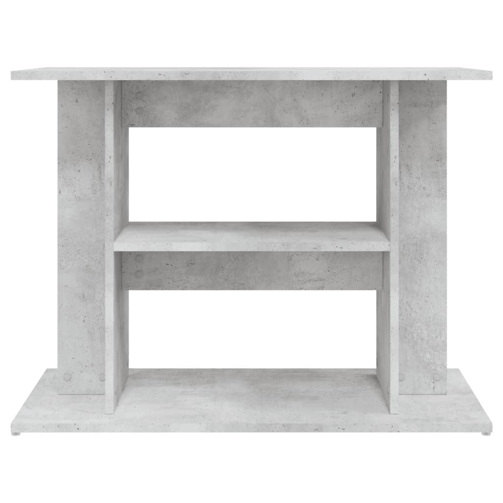 Suporte para aquário vidaXL em madeira engenheirada cinza concreto 80x35x60cm