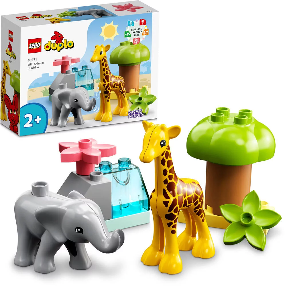 LEGO®DUPLO®MA VILLE 10971 - ANIMAUX SAUVAGES D’AFRIQUE